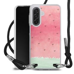 New Carry Case Transparent Stoff schwarz/silber