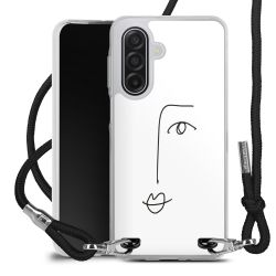 New Carry Case Transparent Stoff schwarz/silber