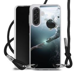 New Carry Case Transparent Stoff schwarz/silber