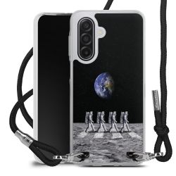 New Carry Case Transparent Stoff schwarz/silber