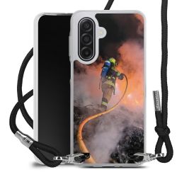 New Carry Case Transparent Stoff schwarz/silber