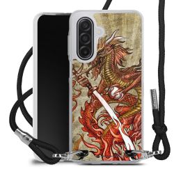 New Carry Case Transparent Stoff schwarz/silber