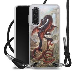 New Carry Case Transparent Stoff schwarz/silber