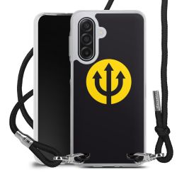 New Carry Case Transparent Stoff schwarz/silber