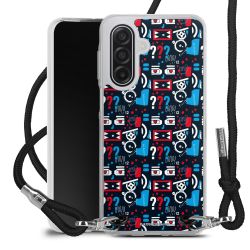 Carry Case Stoff schwarz/silber