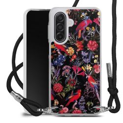 New Carry Case Transparent Stoff schwarz/silber