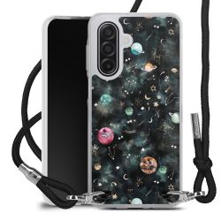 New Carry Case Transparent Stoff schwarz/silber