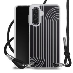 New Carry Case Transparent Stoff schwarz/silber