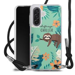 New Carry Case Transparent Stoff schwarz/silber