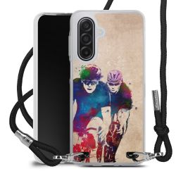 New Carry Case Transparent Stoff schwarz/silber