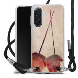 New Carry Case Transparent Stoff schwarz/silber