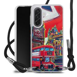 New Carry Case Transparent Stoff schwarz/silber