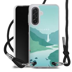 New Carry Case Transparent Stoff schwarz/silber