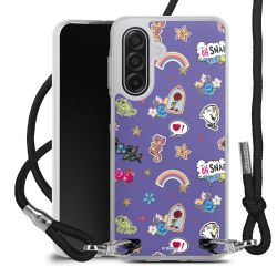 New Carry Case Transparent Stoff schwarz/silber