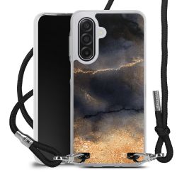 New Carry Case Transparent Stoff schwarz/silber