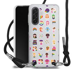 New Carry Case Transparent Stoff schwarz/silber