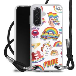 New Carry Case Transparent Stoff schwarz/silber