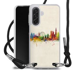 New Carry Case Transparent Stoff schwarz/silber