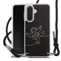 New Carry Case Transparent Stoff schwarz/silber