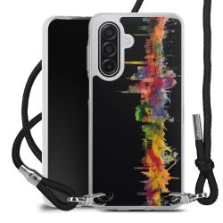 New Carry Case Transparent Stoff schwarz/silber