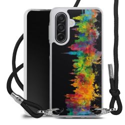 New Carry Case Transparent Stoff schwarz/silber