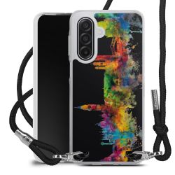 New Carry Case Transparent Stoff schwarz/silber