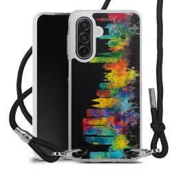 New Carry Case Transparent Stoff schwarz/silber