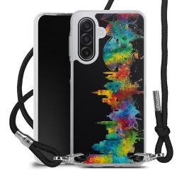 New Carry Case Transparent Stoff schwarz/silber