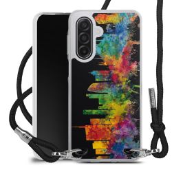 New Carry Case Transparent Stoff schwarz/silber