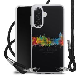 New Carry Case Transparent Stoff schwarz/silber