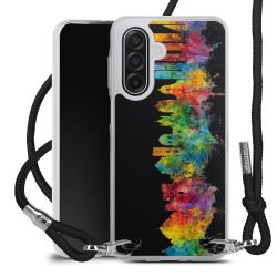 New Carry Case Transparent Stoff schwarz/silber