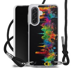 New Carry Case Transparent Stoff schwarz/silber