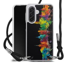 New Carry Case Transparent Stoff schwarz/silber