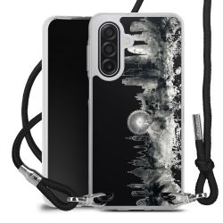 New Carry Case Transparent Stoff schwarz/silber