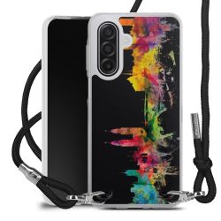 New Carry Case Transparent Stoff schwarz/silber