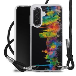 New Carry Case Transparent Stoff schwarz/silber