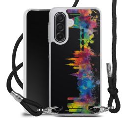 New Carry Case Transparent Stoff schwarz/silber