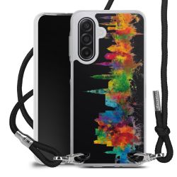 New Carry Case Transparent Stoff schwarz/silber