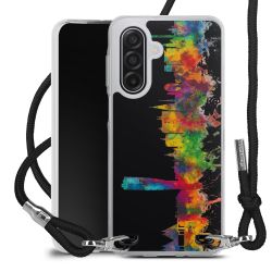 New Carry Case Transparent Stoff schwarz/silber