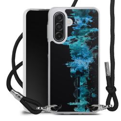 New Carry Case Transparent Stoff schwarz/silber