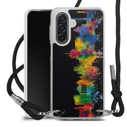 New Carry Case Transparent Stoff schwarz/silber