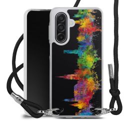 New Carry Case Transparent Stoff schwarz/silber