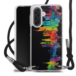 New Carry Case Transparent Stoff schwarz/silber