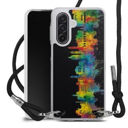 New Carry Case Transparent Stoff schwarz/silber