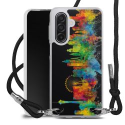 New Carry Case Transparent Stoff schwarz/silber