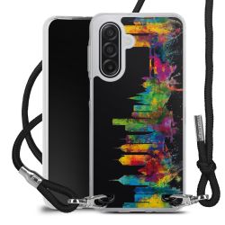 New Carry Case Transparent Stoff schwarz/silber