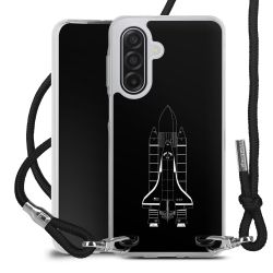 New Carry Case Transparent Stoff schwarz/silber