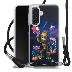 New Carry Case Transparent Stoff schwarz/silber