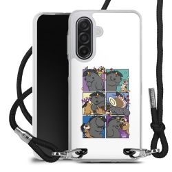 Carry Case Stoff schwarz/silber