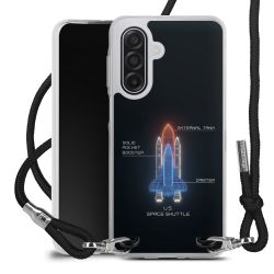 New Carry Case Transparent Stoff schwarz/silber